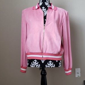 🦇Pink Suede Sweater